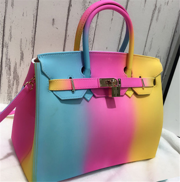 Women Bag Jelly Luxury Handbags Women Bags 2019 Fashion Bolsa Feminina Designer Handbags Famous Brands