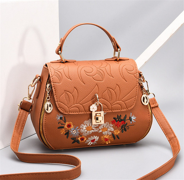 PU Handbags For Women Leather India Bags Wholesale Flower Handbags For Women