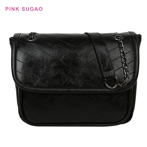 Pink sugao shoulder bags women crossbody bags purse chain bag designer bag messenger bag lady crossbody package pocket bags BHP