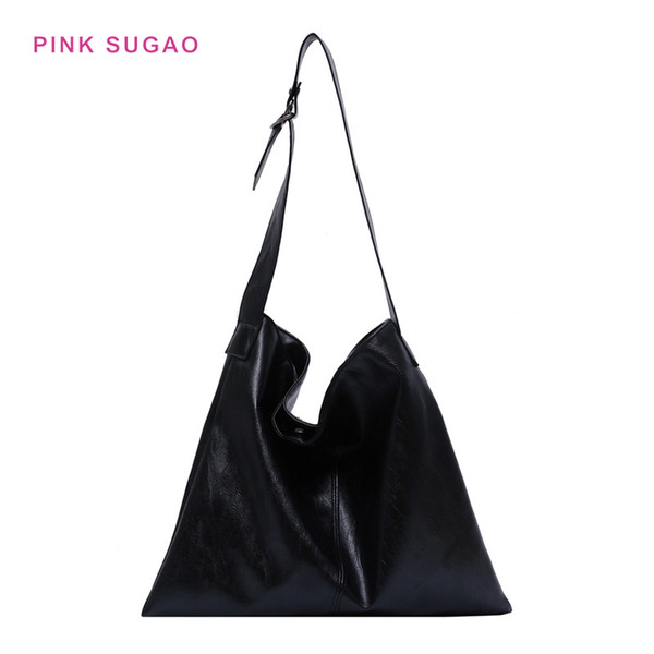 Pink sugao shoulder bag crossbody bags women big purse large tote bags wild fashion shoulder handbags hot sales BHP