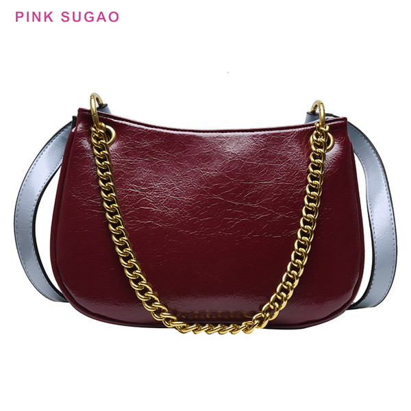 Pink sugao designer handbags tote bag crossbody leather women shoulder bag crossbody 2022new style women purse crossbody wholesale