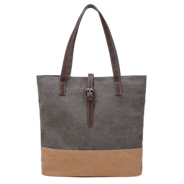 New Arrival Fashion Canvas Tote Female Single Shopping Bags Large Capacity Women Canvas Casual Handbag Shoulder bag