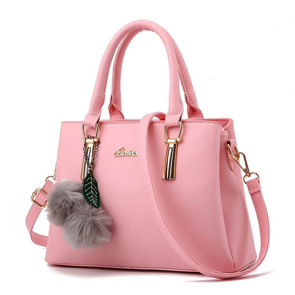 The new style fashionable female lichee pattern shoulder bag European style bags variety of colors are optional