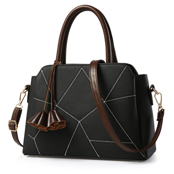 Female bag new trend lady handbag oblique body simple shoulder package geometric pattern simple personality leisure