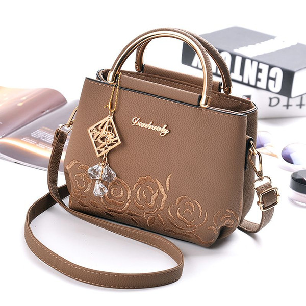 MU LANG The new STYLE women handbag Fashionable contracted small square bag Single shoulder cross bag