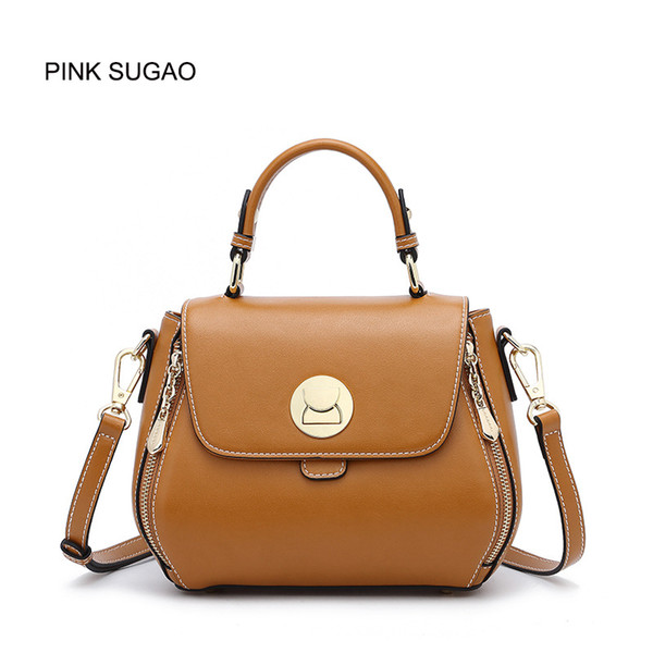 Pink sugao designer handbags luxury handbags purses crossbody bag for women 2022brand fashion shoulder bag leather handbag tote bag 3 color