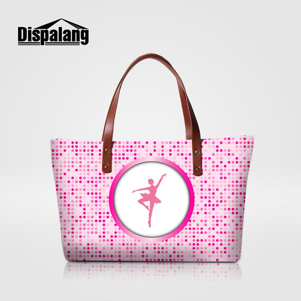 Fashion Top-handle Bags 3D Ballet Girl Printed Totes Female Casual Beach Bags High Quality Neoprene Women Handbags Girls Evening Clutch Bags