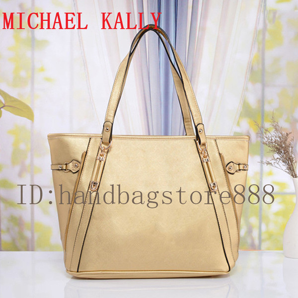 Top quality Fashion Women handbags MICHAEL KALLY famous brand bags lady PU leather handbag luxury Designer bags purse shoulder tote Bag 066#