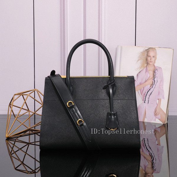 2019 High quality Hot Fashion Women handbags Michael Tom bag Genuine Leather Saffiano Satchel Totes shoulder bags