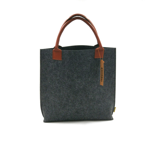 Felt Handbag Tote Shoulder Bag Shopping bag Free Shipping Can add logo