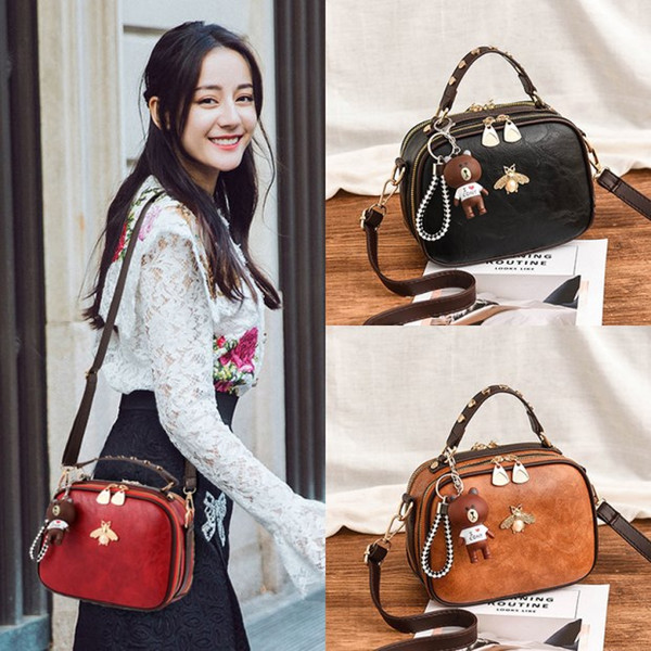 Hot Female 2019 New Wave Spring Summer Models Korean Fashion Ladies Wild Messenger Tote Bag Shoulder Bag Small Bag Handbag Shoulder