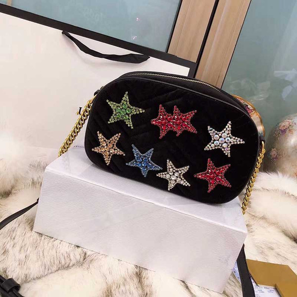 Designer Shoulder Bags Velvet Fashion Crossbody Messenger Purse Bag Fashion Bag Designer Purse Velvet embroidery Bag