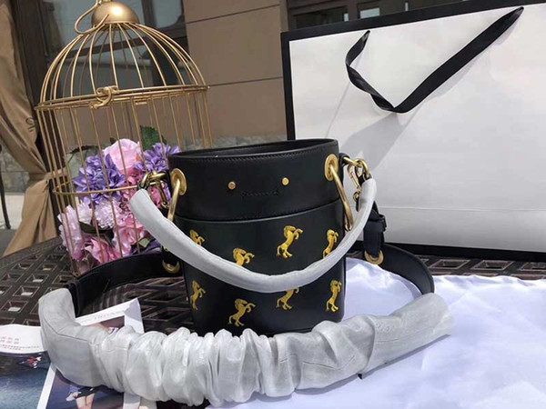 Chloa Brand Designer Handbags Bucket Horse Pattern Ring Designer Mini Purse Bags Fashion Chloi Designer Purse Bag