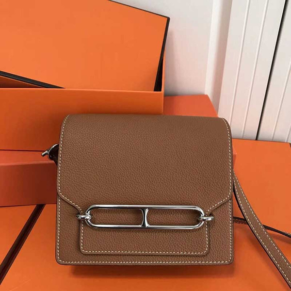 Harmes brand designer bags litchi pattern genuine leather women shoulder cross body messenger handbag purse pig nose design handbag