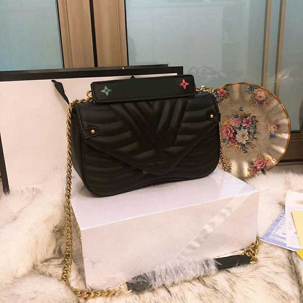 Designer lingge purse bags famous luisviton brand designer handbags new design 2018 USA style shoulder chain purses handbag