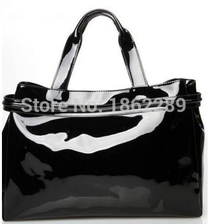 2017 Women's ajs bag patent leather oil skin PU jelly diamond bag inventory clearance processing 6616 bag free shipping