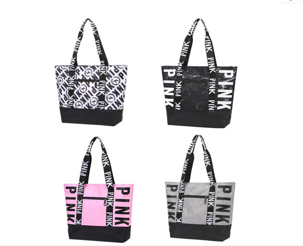 wholesale vs love pink girl bag travel duffel bag Travel Business Handbags Victoria beach shoulder