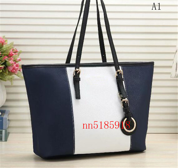 2019 single shoulder diagonal bag new ladies handbag PU shopping bag free shipping size 35*28*15CM