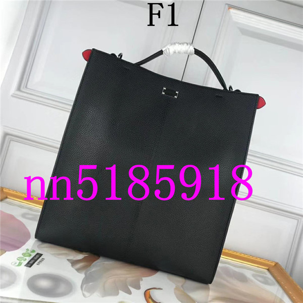 In 2019, the latest handbag has a hard patch on the back, a soft front with a button closure, size 35*14*38CM, free shipping