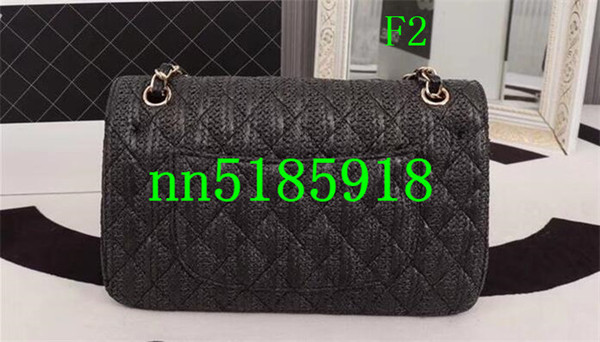 Fashion 2019 handbags ladies' favorite practical chain shoulder bag slung hand-woven bag size 25CM free shipping