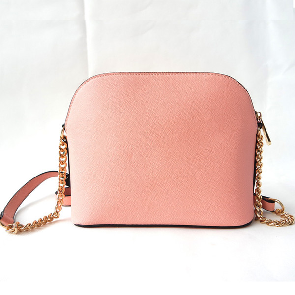 Free shipping wholesale 2019 new handbag cross pattern PU synthetic leather shell bag chain bag shoulder Messenger bag small fashionista