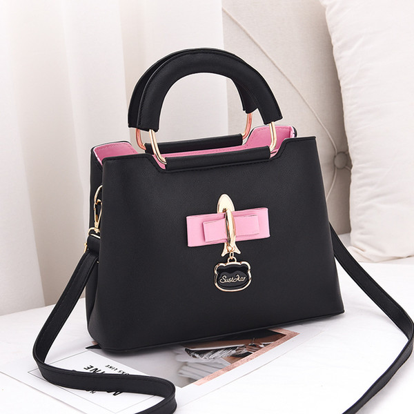 2019 new ladies shoulder bag high quality stereotypes sweet fashion designer women's handbag personality explosion models female shoulder di