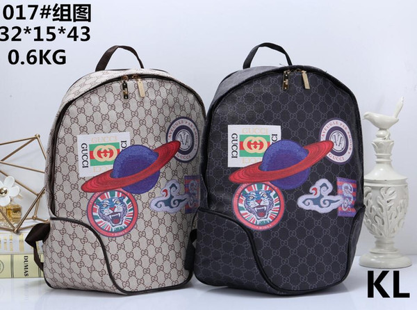 Free Shipping 2019 Hot New Arrival Fashion Women School Bags Hot Punk Style Men Backpack Designer PU Leather Lady Bags