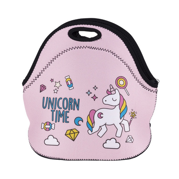 free shipping horse bolsa termica lancheira neoprene bread lunch bag coffee beer thermal bag lunch boxes women kids snacks tote