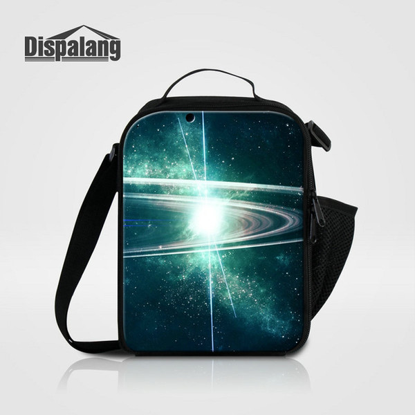 Unique Galaxy printing Lunch Cooler Bags For Children Thermal Insulated Lunch Box Storage Women's Portable Food Picnic Bags Adults Lancheira