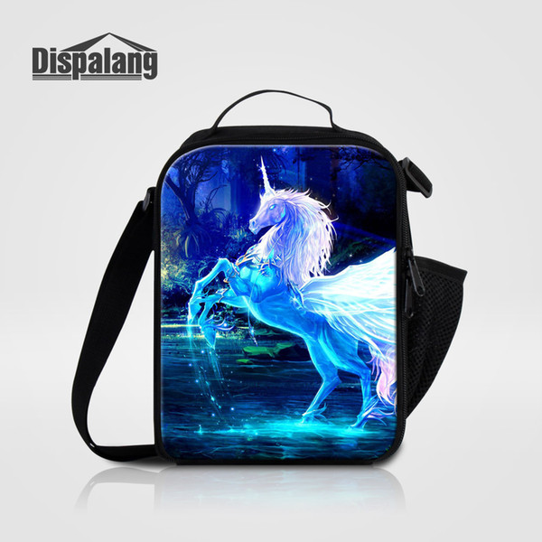 Thermal Insulated Lunch Bags For Women Fantastic Unicorn Cartoon Cooler Bag For Kids Children Food Picnic Lunch box Sack School Meal Termica