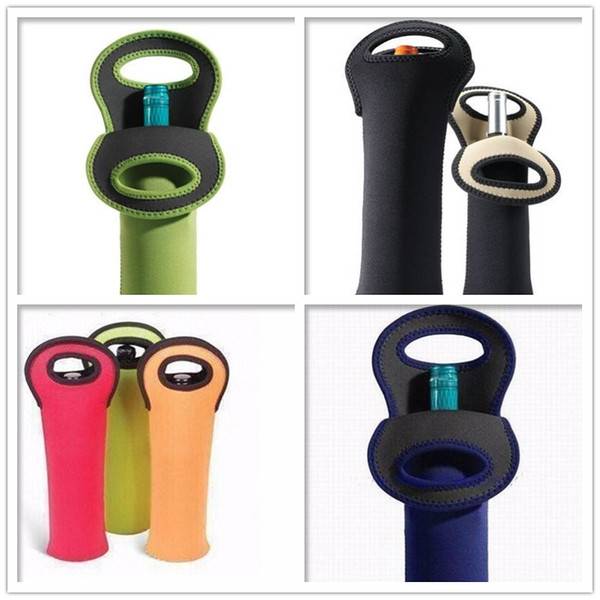 High Quality Beer Wine Glass Single 3.5mm Neoprene Bottle Cooler Sleeves Holder Cover Bag Water Bottle My Bottle 750ml print logo ZA0777