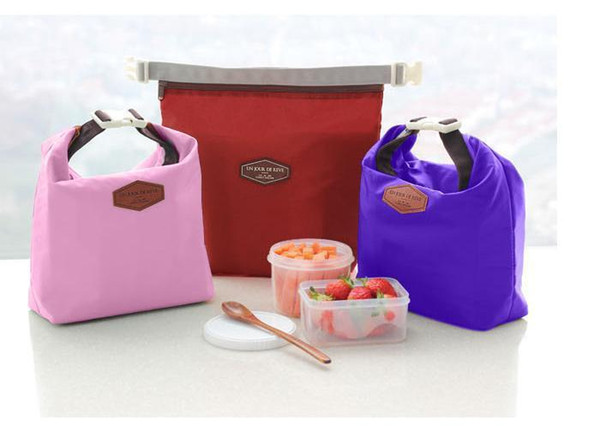 Lunch Carry Bag Travel Outdoor Picnic Tote Container Cooler Insulated Thermal Waterproof Organizer Dinnerware Tool