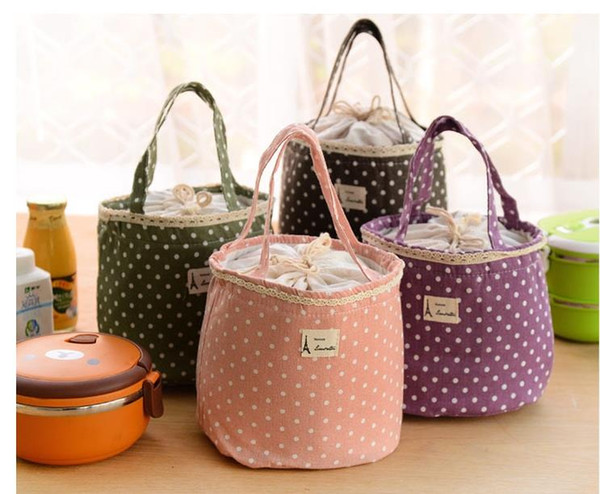 Picnic Pouch handbags Lunch Container Thermal Insulated Cooler Bag Lunch Box Tote Portable lunch bags for Women