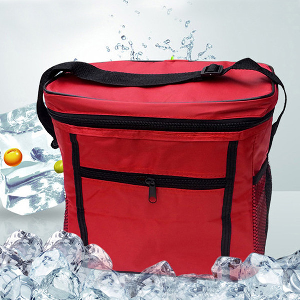 High quality 2018fashion Portable Oxford cloth ice pack outdoor travel aluminum foil insulated ice bag picnic insulated bag