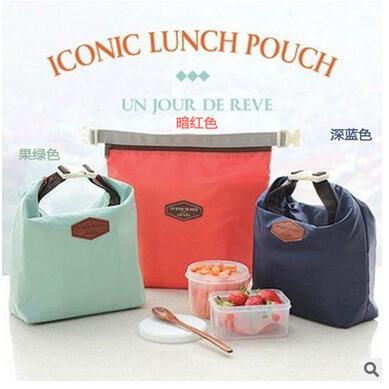 Fashion Travel Outdoor Lunch Bag Box Cool Thermal Handbag Food Drinks Ice Packs Isothermic Container Warmer Cooler Carry Picnic Tote Bags