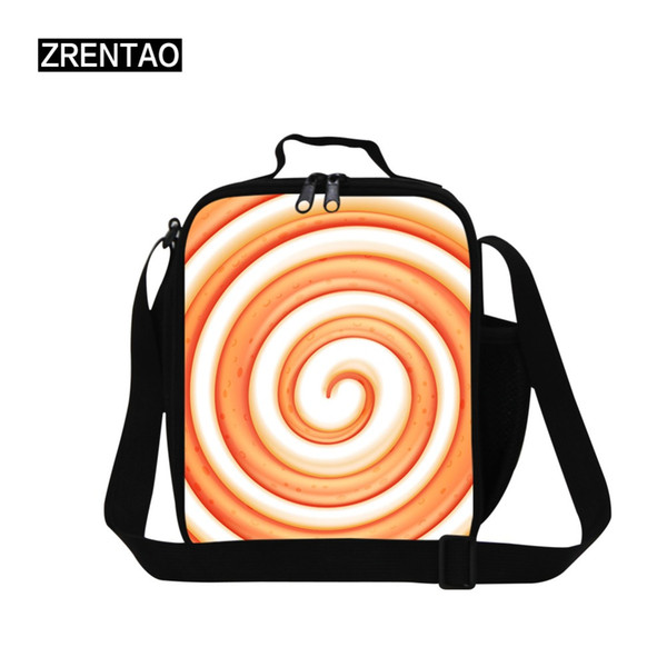 ZRENTAO lunch bags for school children single shoulder cooler bags thermal insulated box container portable picnic