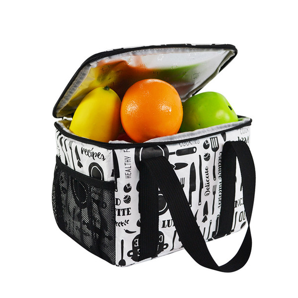 Outdoor outdoor travel lunch bag creative DuPont paper folding insulation bag ice bag