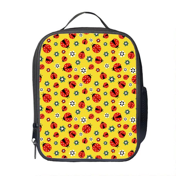 Cute style Large Fashion Custom Fresh Keeping Insulated Cooler Bag Polyester Thermal Lunch Bag for Picnic