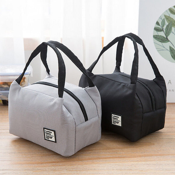 Portable Lunch Bag 2019 New Thermal Insulated Lunch Box Tote Cooler Bag Bento Pouch Lunch Container School Food Storage Bags