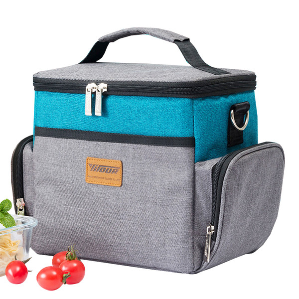 Cooler Bags Tote Protable Shoulder Oxford Drink Ice Pack Thermal lunch Pouch Travel Picnic Insulation Container Accessories