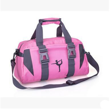 Yoga Bags Women Gym Sport Fitness Shoulder Bags Canvas Handbags High Capacity Ballet Dance Training Bags Free Shipping