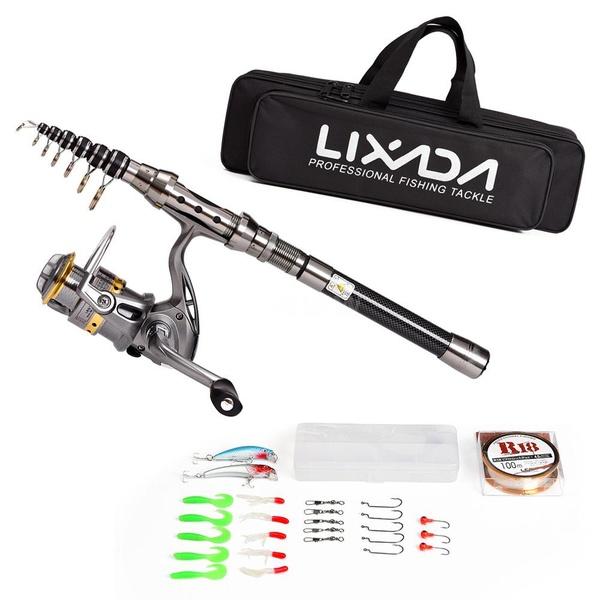 Fishing Rod And Reel Combo Full Kit Spinning Fishing Reel Gear Organizer Pole Bag Case Fishing Accessories D4J7O6U