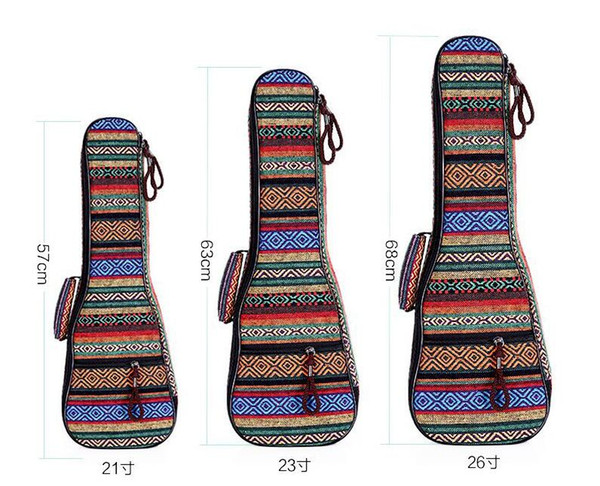 21 23 26 inches Ukulele Bag Cases High Quality Tenor uke 27inch length suit for 26inch ukulele Customized Logo Style Patterns Available