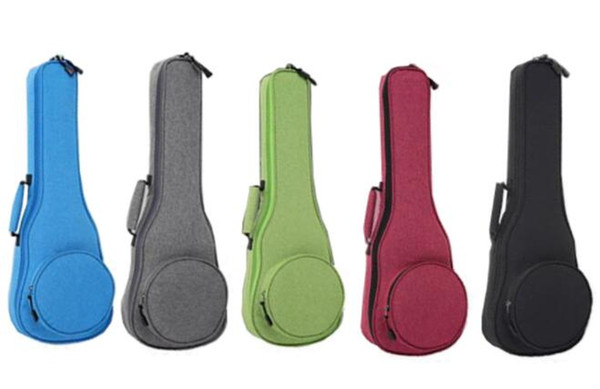 21inch Fashion Ukulele Bag 600D Oxford Water Resistant Cloth Thick 15mm PE Foam Padded Ukulele Bag Case