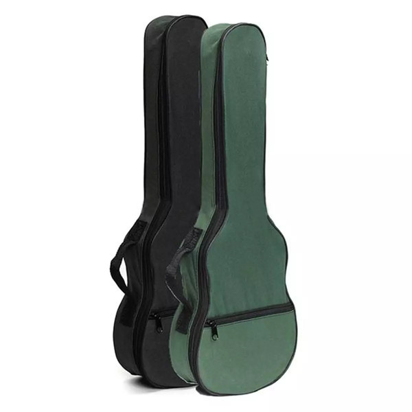 Soft Shoulder Black Green Carry Case Bag Musical With Straps For Ukulele Acoustic Guitar Musical Instruments Parts &Accessories Ukulele Bag