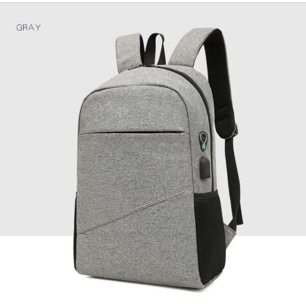 Fashion Couple Multifunction Laptop Bags Solid Color Computer Backpack Business Backpack Outdoor Travel Large-capacity Schoolbag Backpack