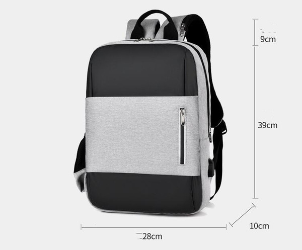 Waterproof USB Backpack Casual Bag Travel Men Backpack Business Computer Backpack Fashion School Bag 2017 new size