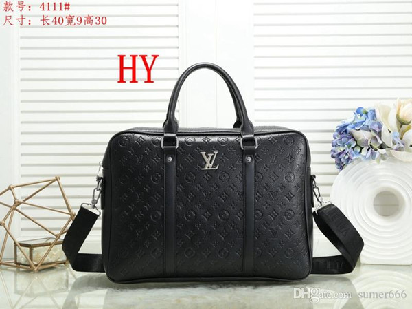 New Hot Sale Brands Men Women Shoulder Bags Briefcase Men Designers Handbag Black Business Laptop Bag Messenger Bags AA01