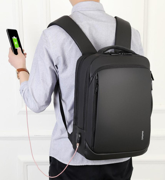 backpack Waterproof Dual-purpose Portable Handbag Computer Backpack Business Travel Multifunctional USB Computer Bag 828