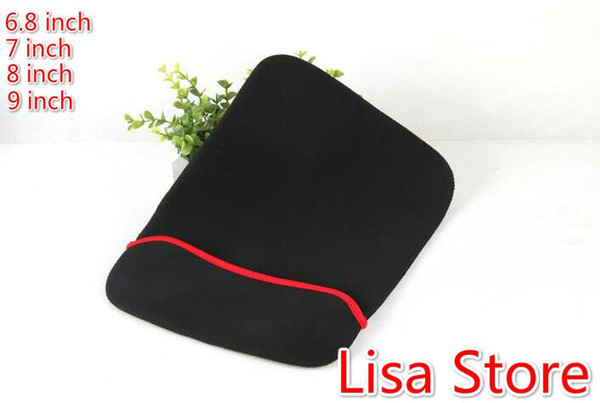 Free EMS DHL 100pcs Universal Laptop Sleeve Notebook Computer Sleeve Waterproof Tablet PC Protective Bag for 6.8'' 7'' 8'' 9'' inch